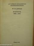 Az Újpesti Szakorvosi Rendelőintézet 25 éves jubileumi évkönyve 1950-1975.